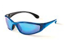 STRIKR-P Frame: Blue Crystalyn, Lens: Blue Titanium