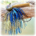 "Rapture Series" Football Jig - Blue Chartreuse Craw