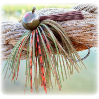 "Rapture Series" Football Jig - Red Olive