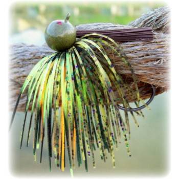 "Rapture Series" Football Jig - Yellow Perch