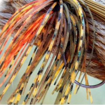 Custom Jig Skirt - Ozark Orange (2 Pack)