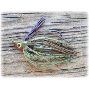 "Cut 'n Edge" Swim Jig - Camo Craw